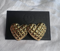 Corazón quilt earrings