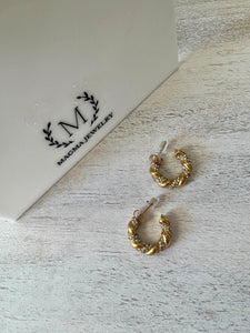 Zirconia twist hoops