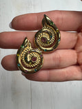 Caracol multicolor earrings