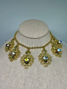 Ojo medallas necklace