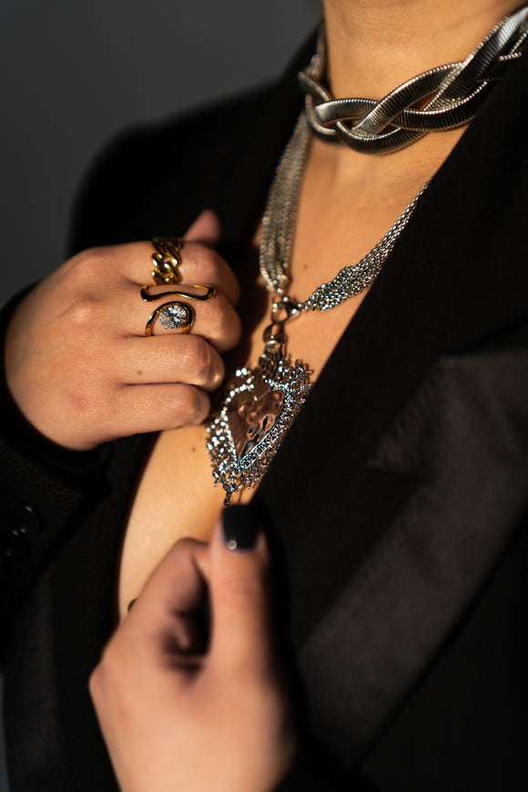 MOLTEN HEART NECKLACE