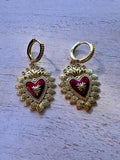 Reina de corazones earrings