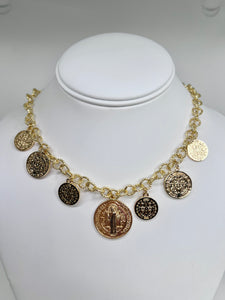 San Benito charm necklace