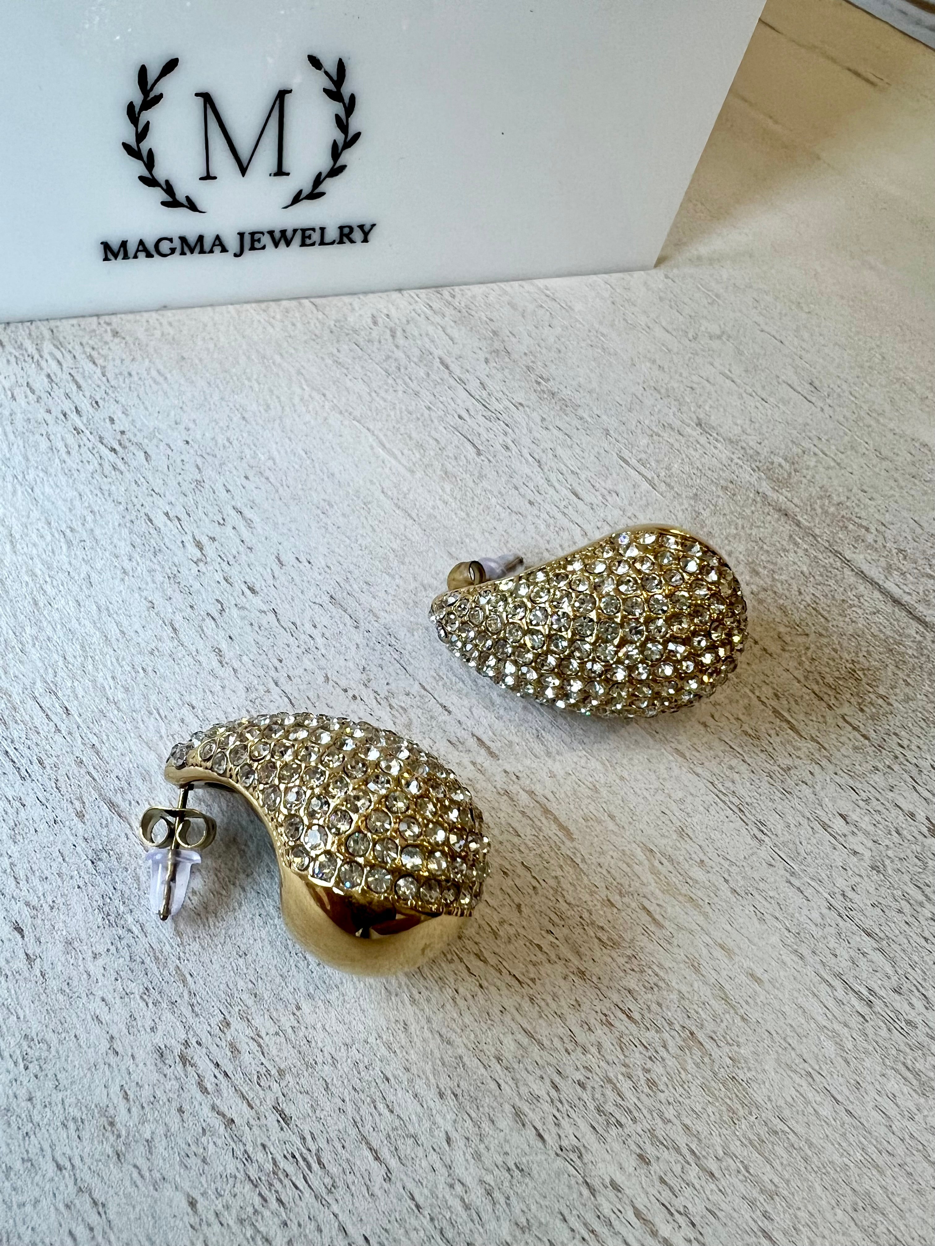 Gota crystal earrings