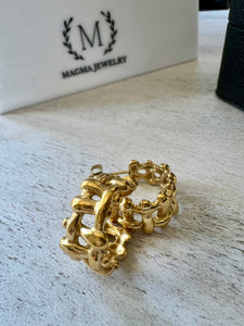 Tic tac earrings