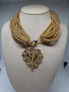 Corazón cadenas necklace