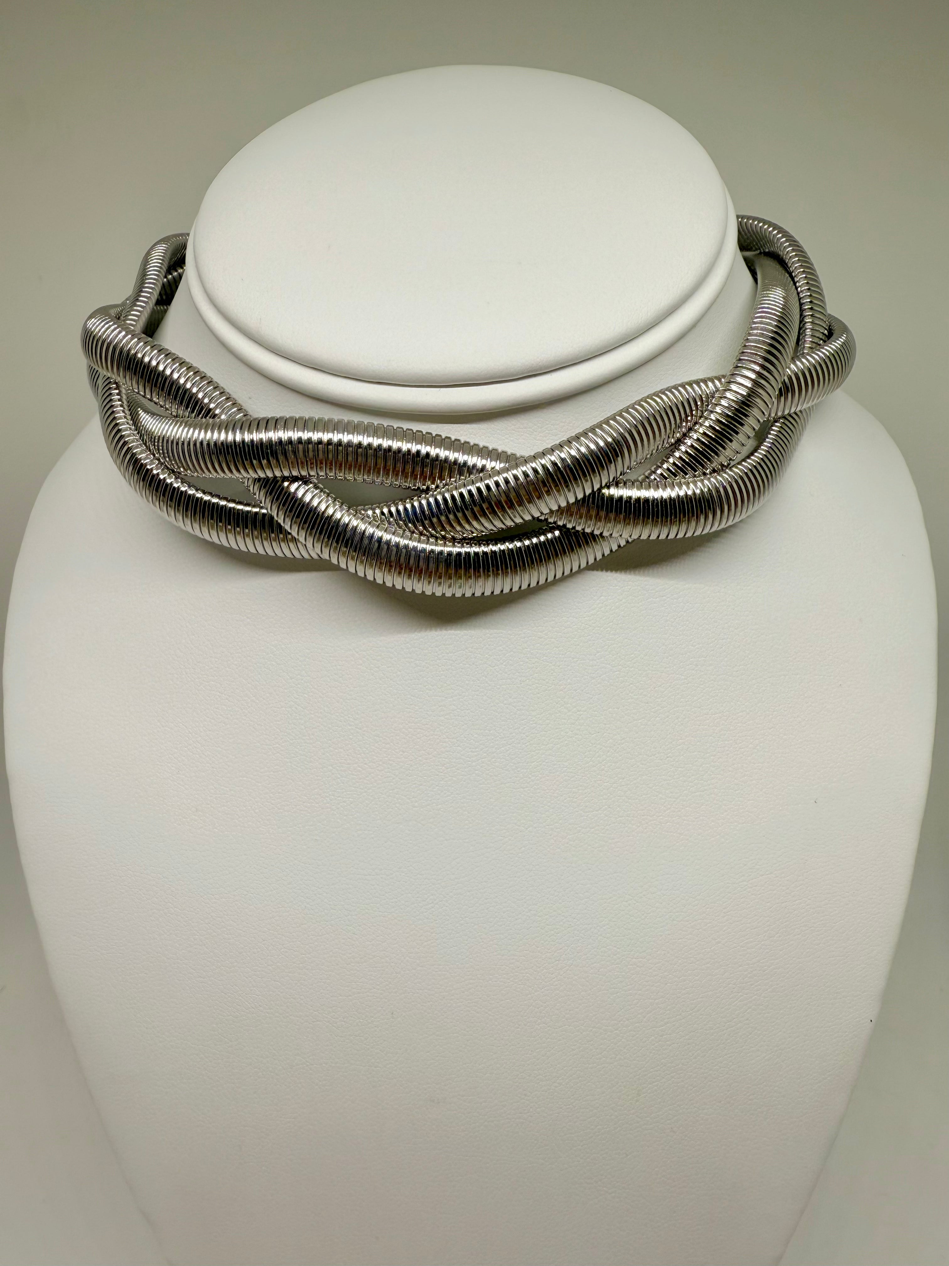 TRENZA METÁLICA NECKLACE