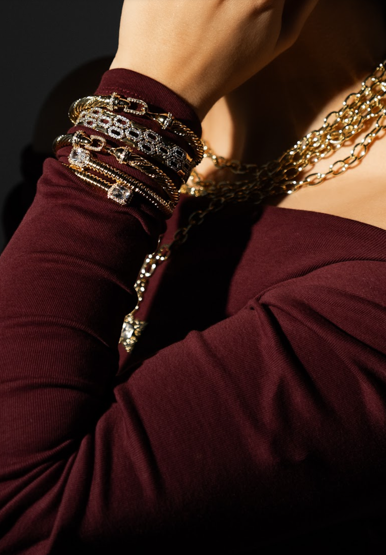 AURA WEAVE CUFF BRACELET