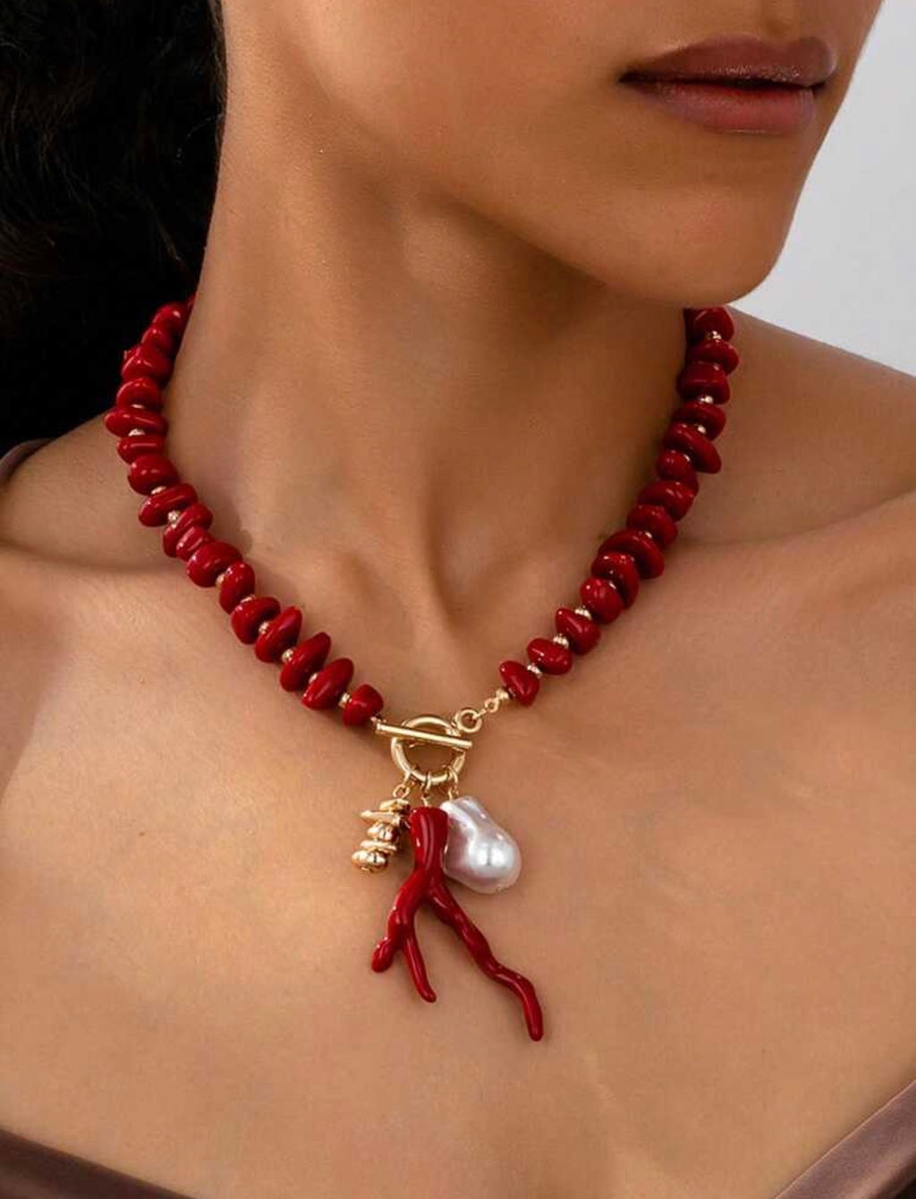 Peppered Pearl Necklace (PRE ORDER)