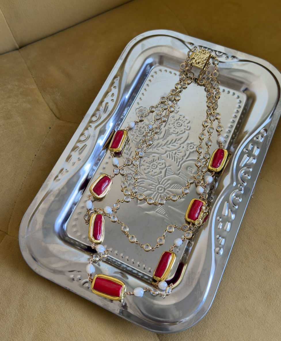 Hot Honey Layered Necklace (PRE ORDER)
