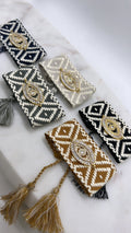 Cotton thread evil eye bracelet