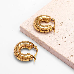 Celine gold hoops
