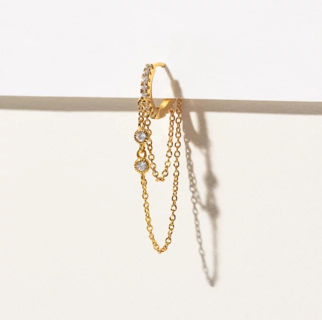 Tassel hoop earring