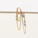 Tassel hoop earring