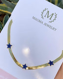 Star flat chain choker
