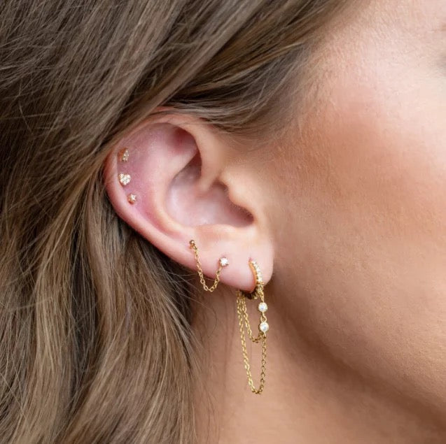 Tassel hoop earring