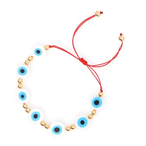 Evil eye multi (white)
