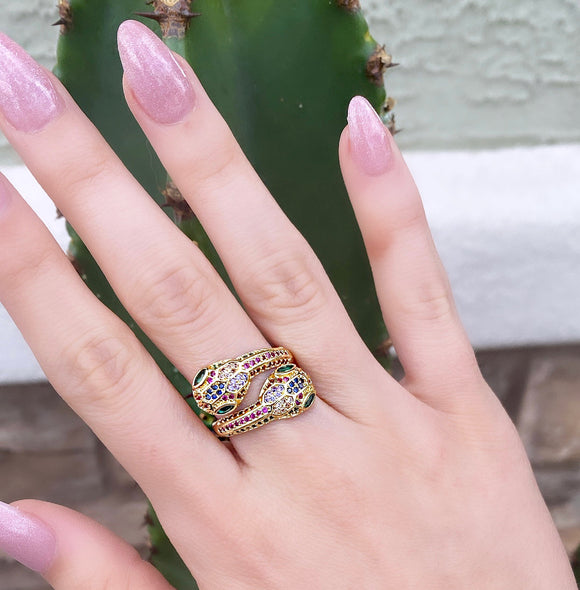 Colores Snake Ring