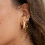 Tassel hoop earring